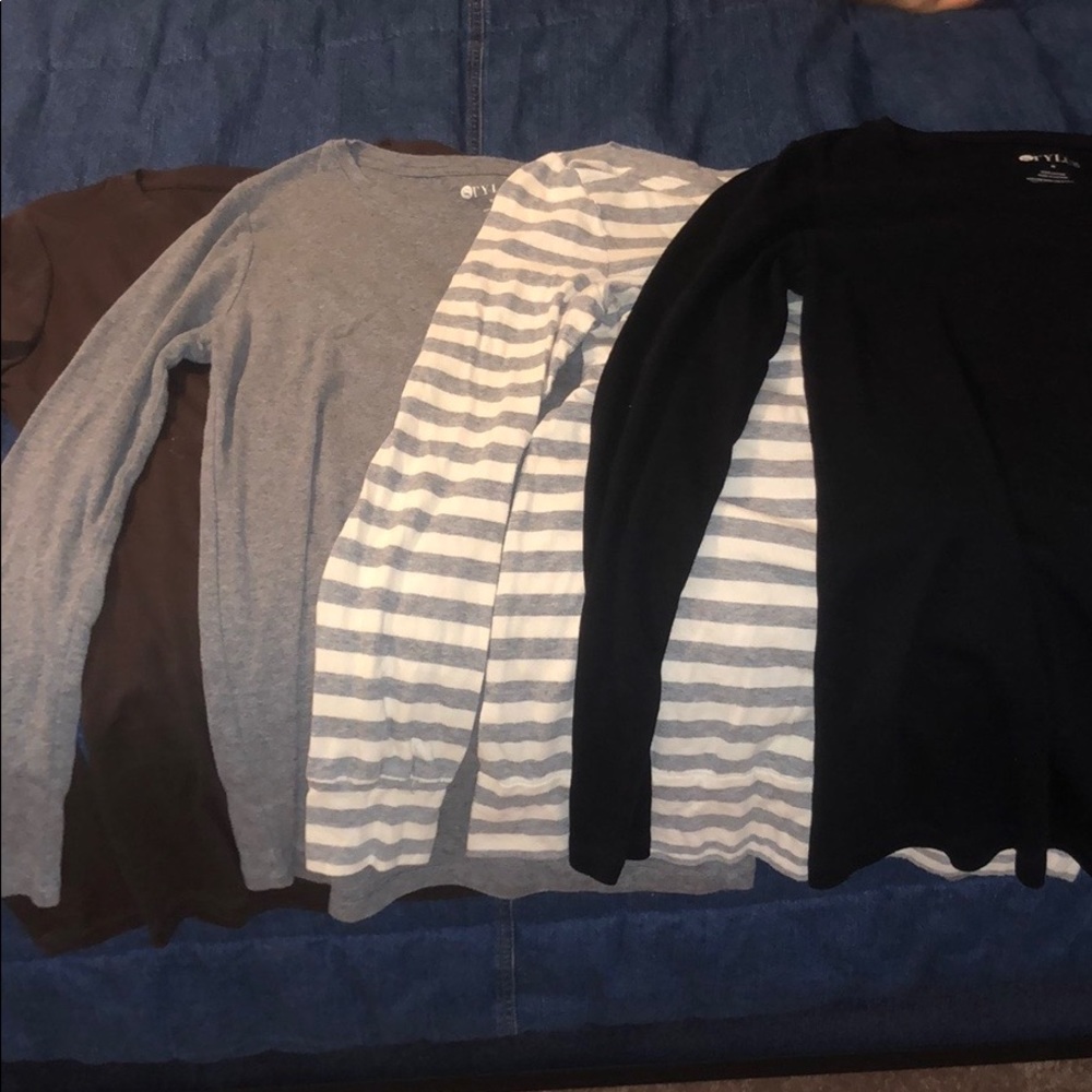 4 long sleeve shirts